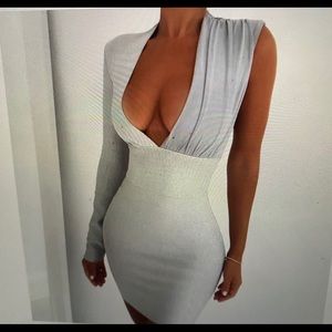 High Quality Sexy Bandage Fabric Dress.